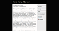 Desktop Screenshot of hongwellcollector.co.uk